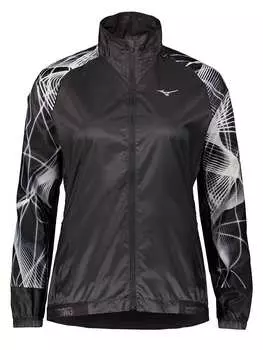 Куртка для тренировок и бега Mizuno, черный