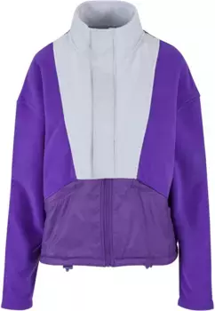 Куртка для тренировок URBAN CLASSICS " Urban Classics Women's Ladies Polar Fleece Track Jacket" (1 шт.), без капюшона, фиолетовый