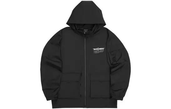 Куртка для защиты окружающей среды для мужчин Skechers, цвет Black -002K