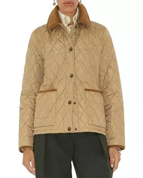 Куртка Dorset стёганая Burberry, коричневый/бежевый