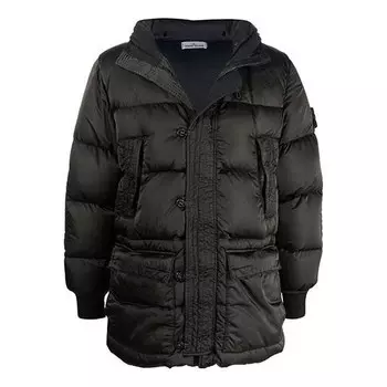 Куртка down jacket 'black' Stone Island, черный