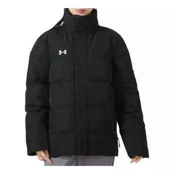 Куртка down jacket 'black' Under Armour, черный