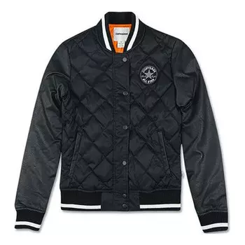 Куртка down jacket 'black white' Converse, черный