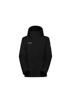 Куртка-Дождевик "alto hs hooded" капюшон водонепроницаемый Mammut, черный