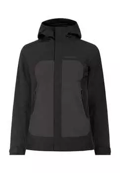 Куртка-Дождевик "grit usx" капюшон воротник-стойка Didriksons, черный