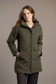 Куртка дождевик Modesty водонепроницаемая Trespass, зеленый