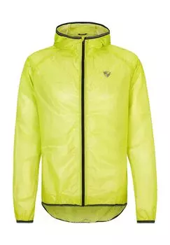 Куртка дождевик Natius, дышащая, с воротником-стойкой, мужская ziener, цвет Bitter Lemon