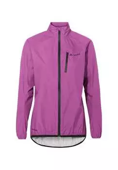 Куртка-Дождевик "Women's Drop Jacket III" водоотталкивающая легкая Vaude, пурпурный