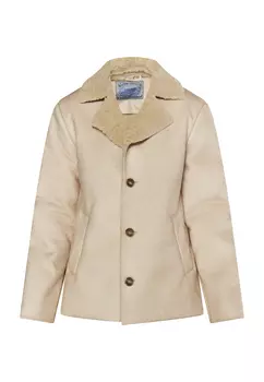 Куртка DreiMaster Aus Fellimitat, цвет Cremebeige