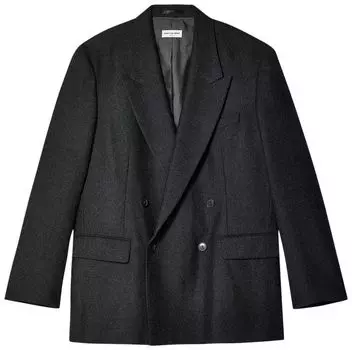Куртка Dries Van Noten Bishop Jacket 'Anthracite', черный
