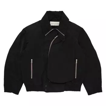 Куртка Dries Van Noten Loose Fit Cocoon Body Pocket Blouson, черный