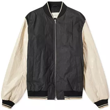 Куртка Dries Van Noten Volker Tipped Bomber, черный