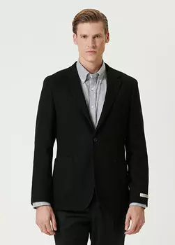 Куртка Drop 7 из шерстяного джерси Beymen Collection, черный