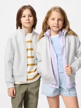 Куртка dry sweat на молнии Uniqlo, 02 серый