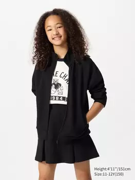 Куртка dry sweat на молнии Uniqlo, 09 черный