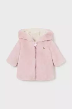 Куртка двусторонняя для новорожденных Mayoral Newborn, розовый