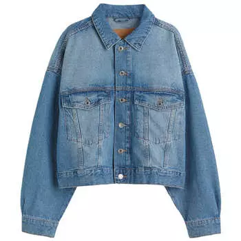 Куртка джинсовая H&amp;M Oversized, синий