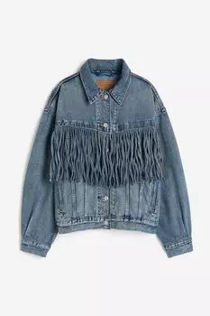 Куртка джинсовая Levi's 90s Fringe Trucker, синий