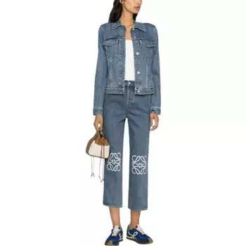 Куртка джинсовая Loewe на пуговицах, синий