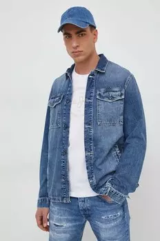 Куртка джинсовая Luka Stencil Pepe Jeans, синий