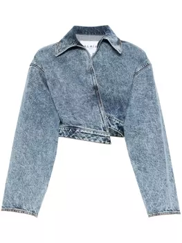 Куртка джинсовая спиральная Alaa, синий