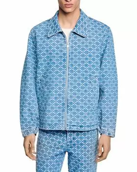 Куртка джинсовая Square Cross Sandro, синий