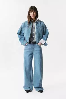 Куртка джинсовая свободного кроя & Other Stories, синий