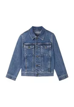 Куртка джинсовая, воротник Кент, нагрудные карманы, детская TOM TAILOR, цвет Used Mid