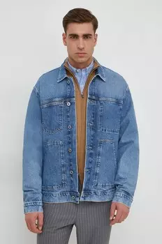 Куртка джинсовая YOUNG WORK Pepe Jeans, синий