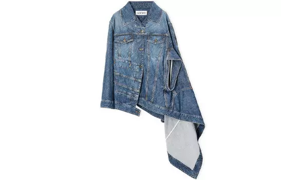 Куртка джинсовая женская Loewe с широкой боковой частью, синий