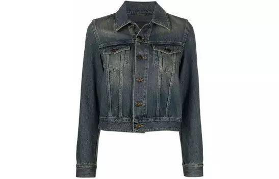 Куртка джинсовая женская Saint Laurent, синий