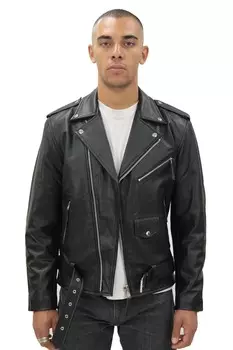 Куртка e brando из воловьей кожи для венеции Infinity Leather, черный