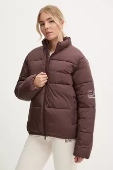 Куртка EA7 Emporio Armani, коричневый