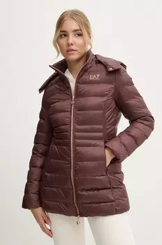 Куртка EA7 Emporio Armani, коричневый