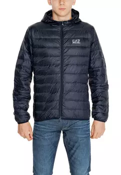 Куртка EA7 с капюшоном, черный