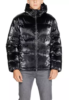 Куртка EA7 с принтом, черный