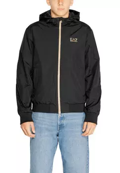 Куртка EA7 с ветрозащитой, черный