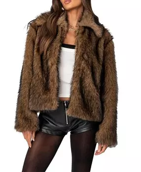 Куртка Edikted Mob Wife, коричневый