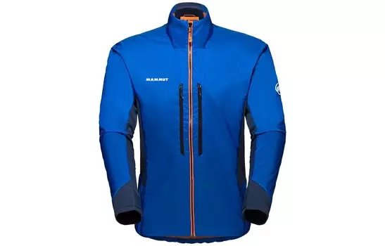 Куртка Eigerjoch мужская Egger Blue - Dark Night Black Color-block Mammut