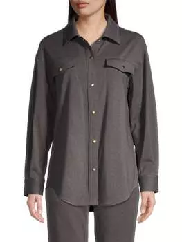 Куртка Elie Tahari из смесовой шерсти, серый