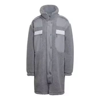 Куртка elongated polar fleece jacket Adidas, серый