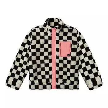 Куртка embers checkerboard jacket 'black white' Vans, черный