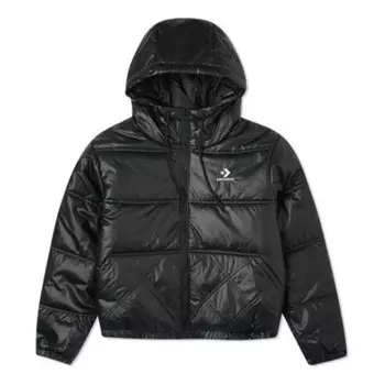 Куртка embroidered star chev jacket 'black' Converse, черный