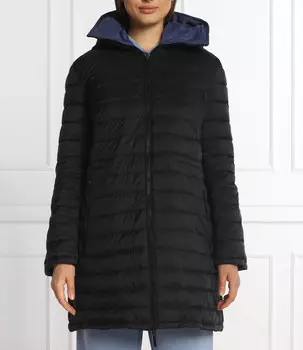 Куртка Emporio Armani double face cappotto longline fit, черный