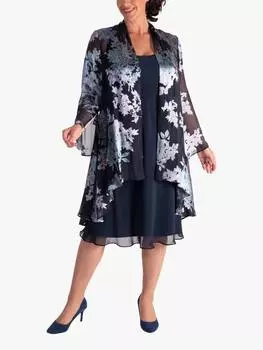 Куртка enchanted leaf devoree chesca, темно-синий/разноцветный