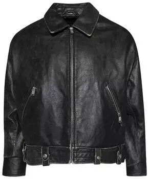 Куртка Enfants Riches Dprims Distressed Pianist Aviator Jacket 'Black/Sand', черный