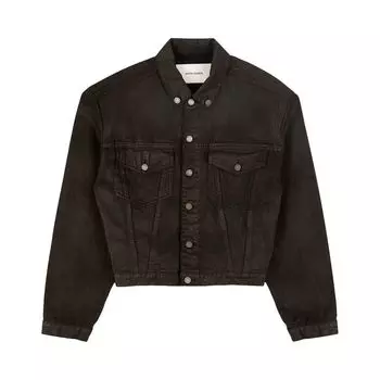 Куртка Entire Studios Shrunken Denim Jacket 'Mud', коричневый