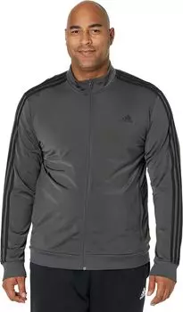 Куртка Essentials 3-Stripes Tricot Track Jacket adidas, цвет Dark Grey/Solid Grey/Black