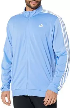 Куртка Essentials 3-Stripes Tricot Track Jacket adidas, цвет Blue Fusion