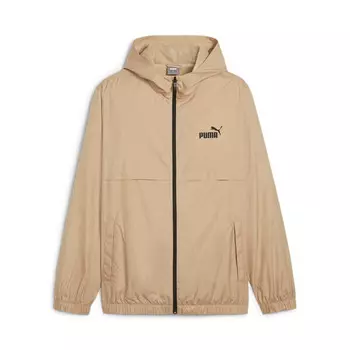 Куртка essentials solid windbreaker jacket 'beige' Puma, бежевый